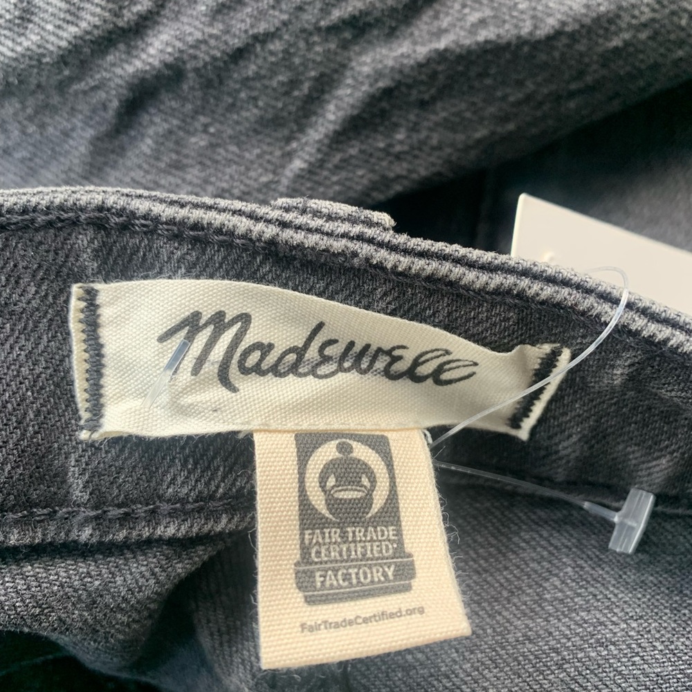 Madewell Woman’s Black Jeans The Curvy Perfect Vintage Jean Lunar Wash BNWT - Picture 11 of 13